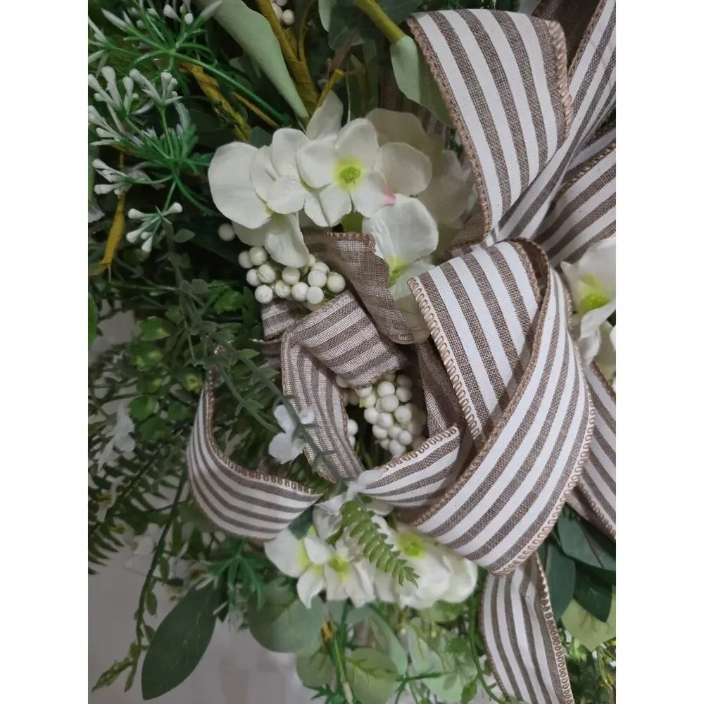 Handmade Every Day Year Round Moss Covered Angel Vine Wreath Large